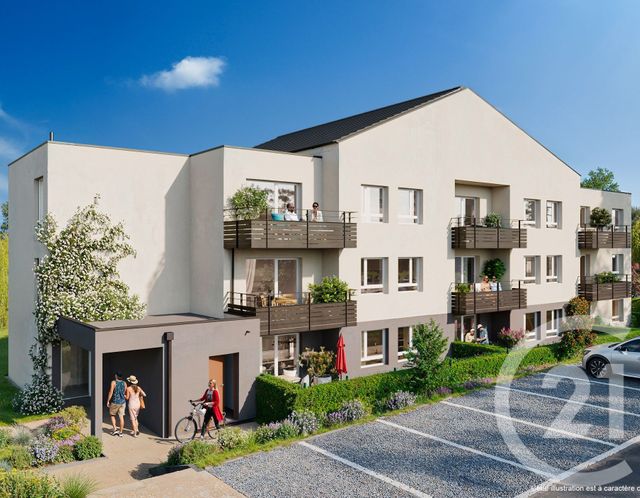Appartement F3 à vendre - 3 pièces - 57.34 m2 - MONTCHANIN - 71 - BOURGOGNE - Century 21 Agence De La Verrerie